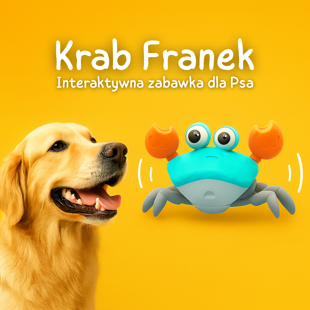 Krab Franek™ - Interaktywna zabawka dla psa