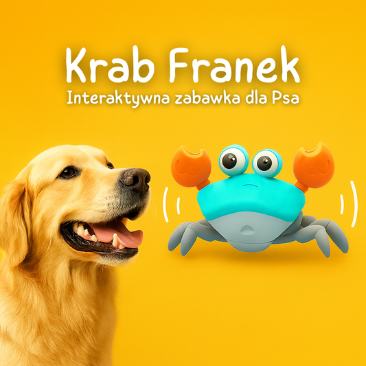 Krab Franek™ - Interaktywna zabawka dla psa